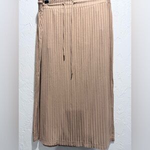 Cupcakes & Cashmere Beige Striped Blouse